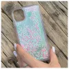 iLike Apple iPhone 11 Silicone Case Water Glitter Pink