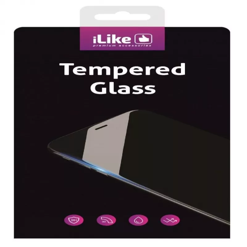 iLike Apple iPhone 12/12 Pro 6.1'' 0.33mm Flat Clear Glass Screen Protector