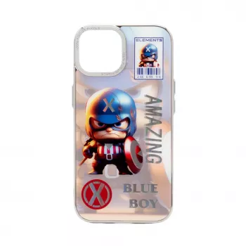 iLike Apple iPhone 13 PC Silikonowe etui Blue Boy
