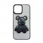 iLike Apple iPhone 13 Silikonowe etui z nadrukiem Desire Bear czarne