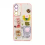 iLike Apple iPhone 15 Pro Max Epoxy Cartoon Cover Pink
