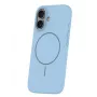 iLike Apple iPhone 16 Soft Touch Silikonowe etui z MagSafe jasnoniebieskie