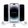 iLike Apple iPhone 16 Szkło hartowane prywatności Czarny