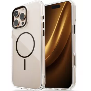 iLike Apple iPhone 17 Air 6.6 Clear Thin Mag Case Transparent Black