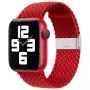 iLike Apple Watch 42/44/45mm Braided Fabric Strap Red
