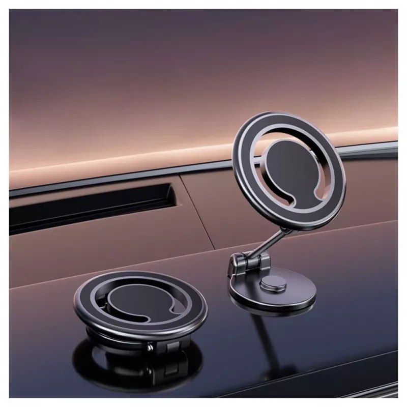 iLike C62 Metal Panel Fix Universalny Magnetyczny Uchwyt MagSafe Ring Size Smartphone Regulowany Czarny