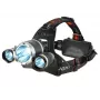iLike CP-HDL-BK Przedni reflektor, lampa czołowa, 3x dioda LED CREE, silny daleki zasięg, czarny