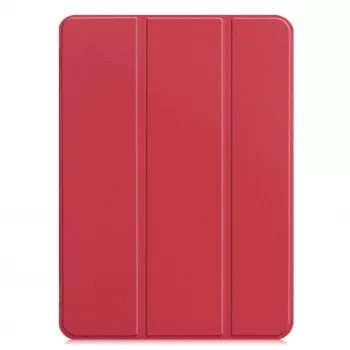 iLike Galaxy Tab A9 / A11 8.7 X110 Etui Składane Tri-Fold z Ekologicznej Skóry, Koralowy Róż