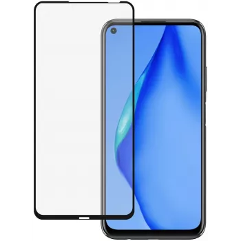 iLike Huawei P40 Lite 2.5D Black Frame Full Glue Tempered Glass Screen Protector