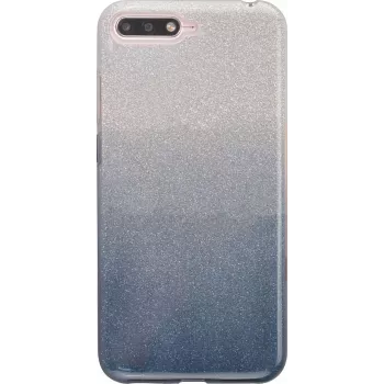 iLike Huawei Y6 2018 Gradient Glitter 3-in-1 Case Smoked