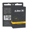 iLike ICC01 Biała Ładowarka Samochodowa z 1 Portem USB-A, 5W
