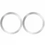 iLike MG2 Sticky 3M Metal Plate 2in1 Set - 2x MagSafe Ring 55x45mm do etui na smartfony Czarny