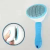 iLike Pet Smart Pet Comb dla psów i kotów, miękka silikonowa szczotka do usuwania sierści dla futra o długości 15–25 mm