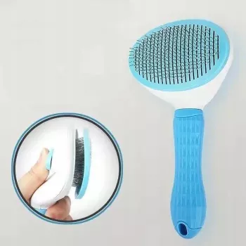 iLike Pet Smart Pet Comb dla psów i kotów, miękka silikonowa szczotka do usuwania sierści dla futra o długości 15–25 mm