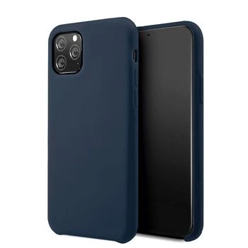 iLike Samsung Galaxy A12 / M12 Silikonowe etui Lite - Granatowy