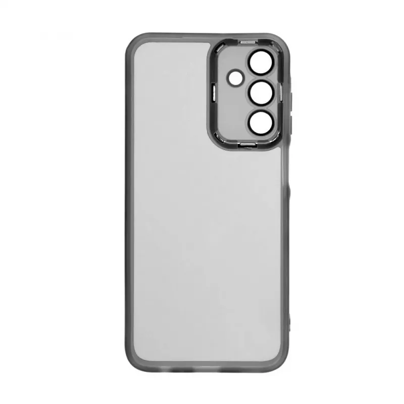 iLike Samsung Galaxy A15 Transparent Case and Camera Protection Black