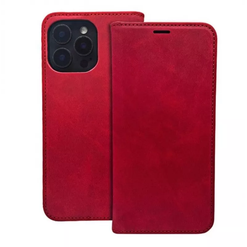 iLike Samsung Galaxy A25 5G Smart Suede Case Red