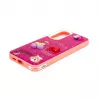 iLike Samsung Galaxy A35 Epoxy Cartoon Cover Rose Red