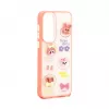 iLike Samsung Galaxy A35 Epoxy Cartoon Cover White Pink