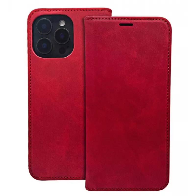 iLike Samsung Galaxy A55 5G Smart Suede Case Red