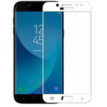iLike Samsung Galaxy J3 (2017) J330 5D Curved Edge Tempered Glass Screen Protector Biały