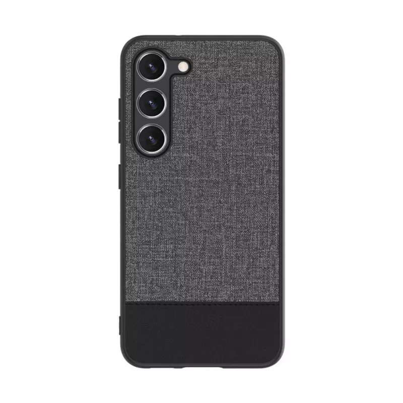 iLike Samsung Galaxy S23 Tylna obudowa Plastikowa Skóra Szary