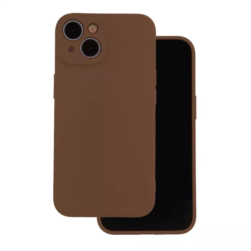 iLike Silicone Case for Samsung Galaxy A34 5G Brown