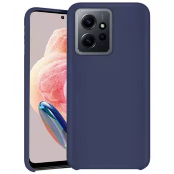 iLike Silikonowe etui do Xiaomi Redmi Note 12 4G Ciemnoniebieskie