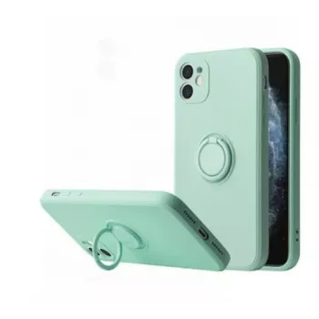 iLike Silicone Ring Back Cover do Xiaomi Redmi 9C / Redmi 10A - Mint