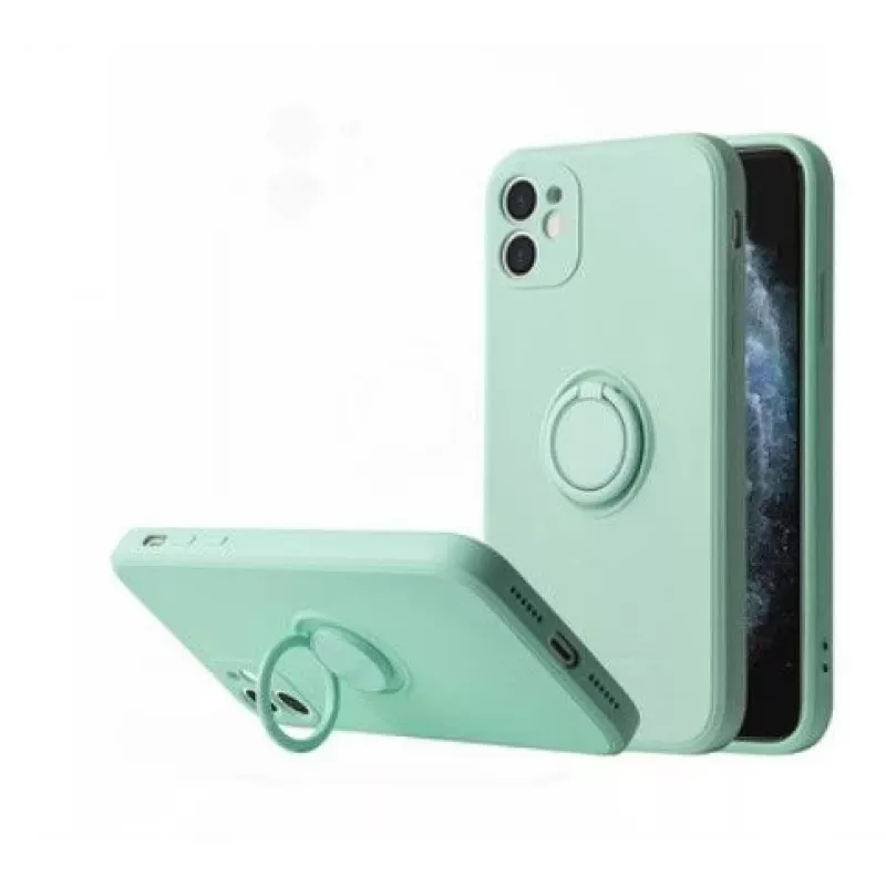 iLike Silicone Ring Back Cover do Xiaomi Redmi 9C / Redmi 10A - Mint