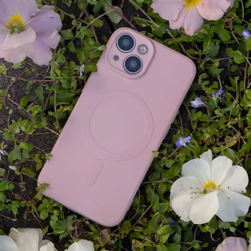 iLike Simple Color Mag Case do Samsung Galaxy A57 5G Różowy