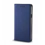 iLike Smart Magnet Case do Xiaomi Redmi 9C / 10A, Granatowy - Premium etui portfelowe z PU skóry z kieszeniami na karty i podstawką