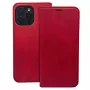 iLike Smart Suede Case dla Xiaomi Redmi 13C 4G / 13C 5G / Poco C65 - Czerwony