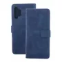 iLike Smart Velvet Book Case dla Samsung Galaxy A26 5G - Granatowy