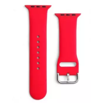 iLike Strap APS Silikonowy pasek do zegarka Apple Watch 8/7/6/5/4/3/2/SE (41/40/38mm) Czerwony