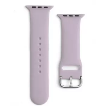 iLike Strap APS Silikonowy pasek do zegarka Apple Watch 8/7/6/5/4/3/2/SE (41/40/38mm) Fioletowy