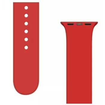 iLike Strap APS Silicone Watch Band dla Apple Watch Ultra / Series 8/7/6/5/4/3/2 / SE (45/44/42mm) - Czerwony