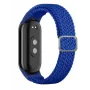 iLike Uniwersalny Pasek do Mi Band 8 Pleciony Materiałowy Niebieski