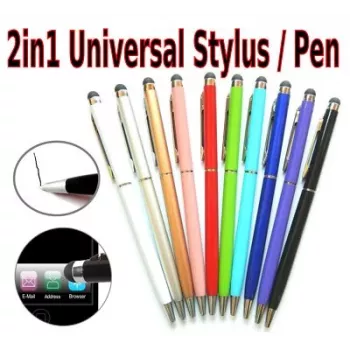 iLike Universal PN1 Uniwersalny 2-w-1 Pojemnościowy Rysik Dotykowy z Długopisem (Smartfon i Tablet PC) Fioletowy
