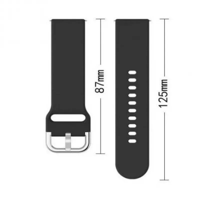 iLike Universal Strap TYS Smartwatch Band 20mm Black