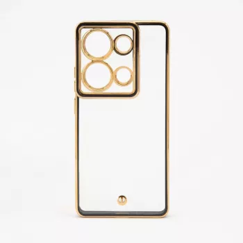 iLike Xiaomi Poco M6 Pro TPU+PC Hybrydowe Ochronne Etui Tylne z Ochroną Aparatu Przezroczysty Czarny