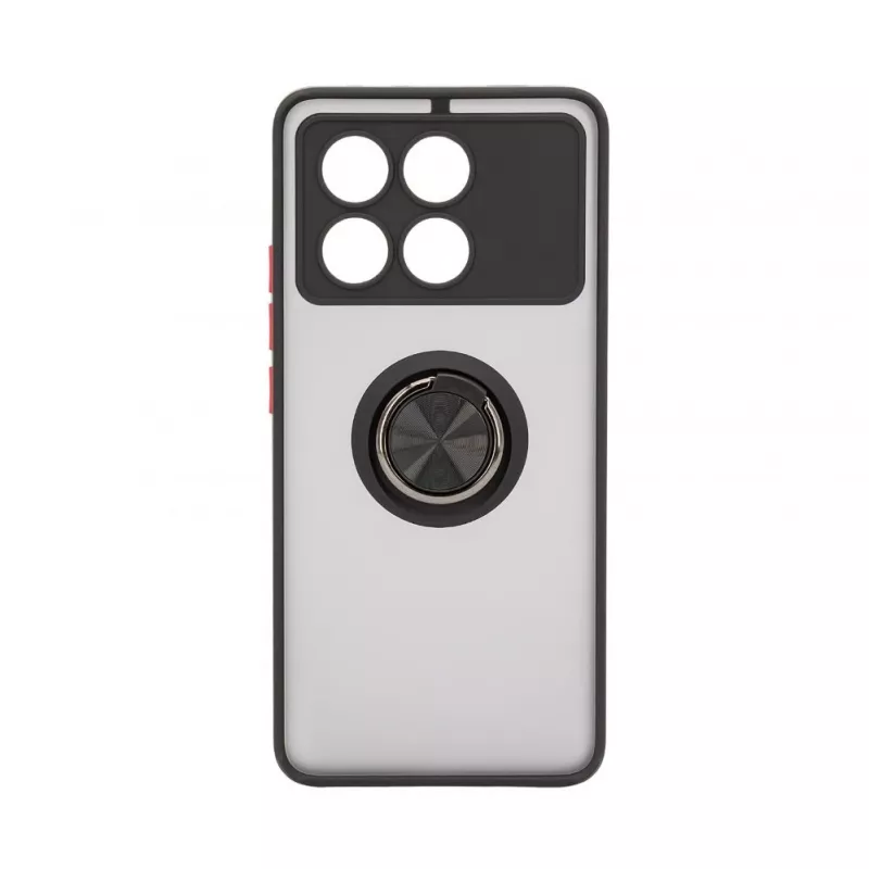 iLike Xiaomi Poco X6 Pro Hybrid Case With Ring Black