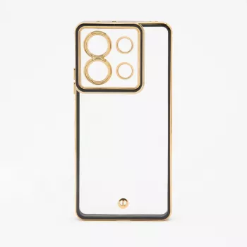iLike Xiaomi Poco X6 Pro TPU+PC Z Ochroną Aparatu Transparentny Czarny