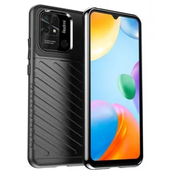 iLike Xiaomi Redmi 10C / Poco C40 Thunder Case elastyczne pancerne etui czarne