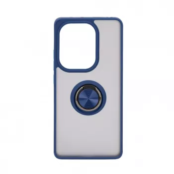 iLike Xiaomi Redmi Note 13 Pro 4G Etui Hybrydowe z Pierścieniem Ciemnoniebieski