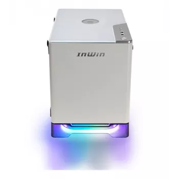 IN WIN A1 Plus Mini-ITX Tower Case z zasilaczem 650W, biały