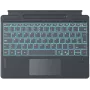 Klawiatura Inateck Surface Pro 8/9/X/11 – szara, niemiecki QWERTZ, podświetlana z touchpadem