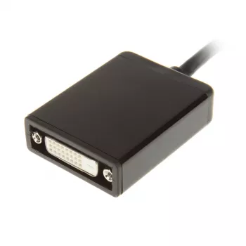 InLine DisplayPort Adapter Cable, DisplayPort Male to DVI-D 24+5 Female, Black, 0.2m