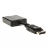 InLine DisplayPort Adapter Cable, DisplayPort Male to DVI-D 24+5 Female, Black, 0.2m