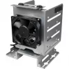 INTER-TECH IPC Mounting Frame ER-47045-1 do 2.5-calowego HDD/SSD w zatoce 3.5 cala z 2x portami USB 3.0 z przodu, czarny